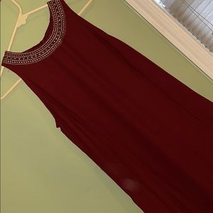 Maroon dress